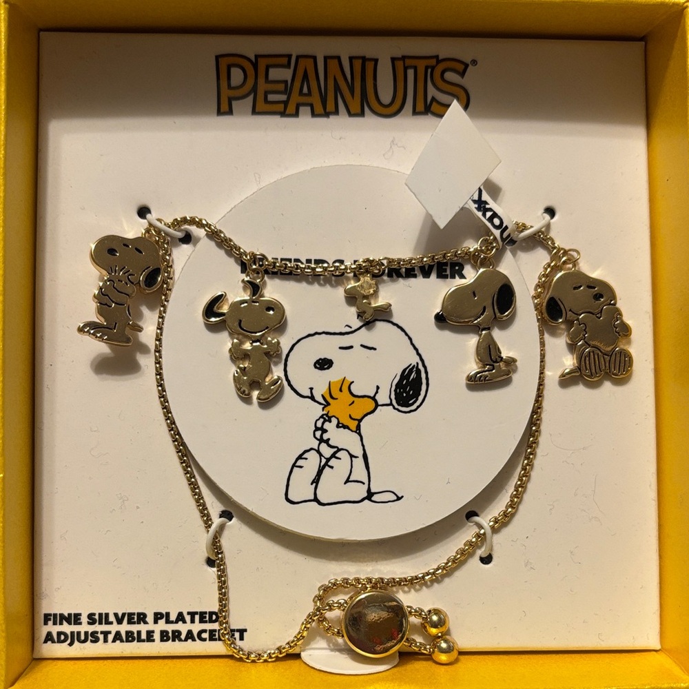 Peanuts Silver Plated Bracelet